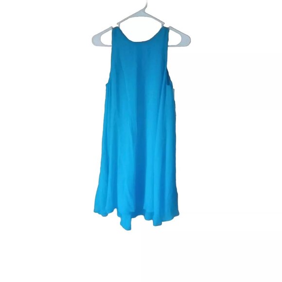 Askari Silk Blue Slipover Sleeveless Dress Size XS - Picture 2 of 4